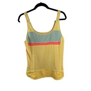 Lululemon Run Mod Moves Yellow Tank Women's Size M